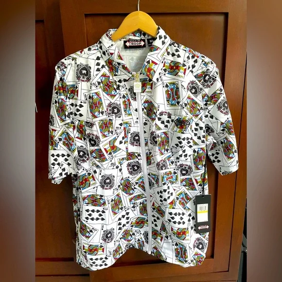 Vintage Troop spades set | cabana short and shirt - Picture 1 of 4